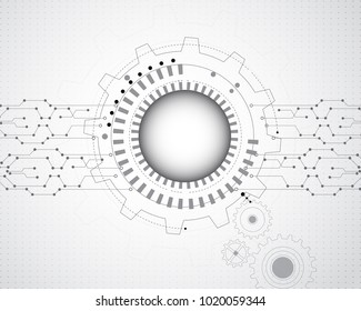 Abstract Technology Background with Geometric