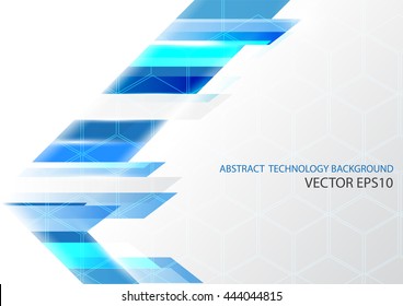 Abstract technology background. Geometric concept. triangle shape. vector design
