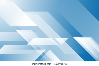 Abstract technology background, geometric design background on a blue hue
