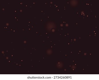 Abstract technology background with glowing particles and dark grid pattern, futuristic digital design with warm color accents