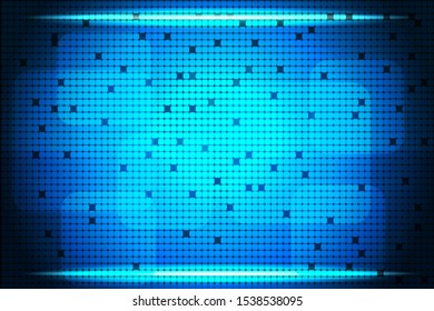 Abstract technology background with glowing squares Blue Vector Design eps 10 vector