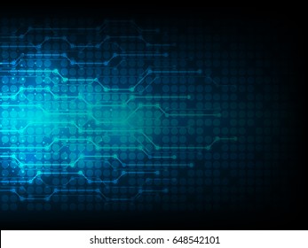 Abstract technology background, graphic line connection vector