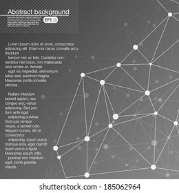 Abstract technology background in grey. Vector illustration.