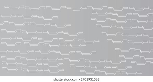Abstrakte Technologie Hintergrund Grau weiß ,Hi-Tech-Digital-Connect, Kommunikation, High-Tech-Konzept, Wissenschaft, Technologie-Hintergrund