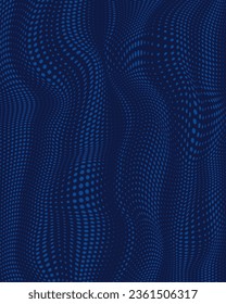 abstract technology background with halftone dot effect, a colorful dot pattern on a dark blue background, a colorful flower with dots on blue background, cmyk halftone dot effect 