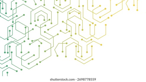 Fondo de Tecnología Abstractas. Arte hexagonal