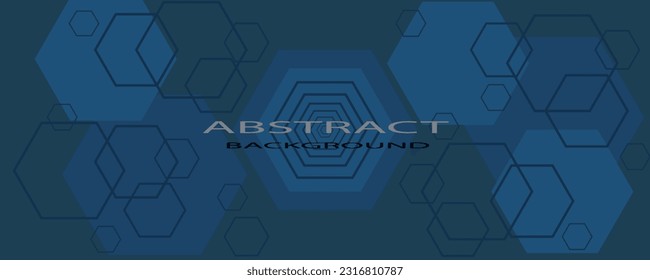 Abstract technology background, hexagonal template. Modern illustration for your business artwork.