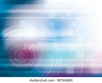 abstract technology background with hexagons