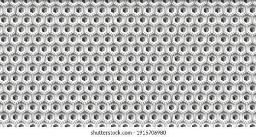 Abstract Technology background with hexagons. Modern vector illustration