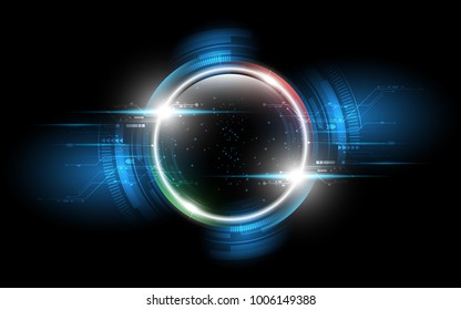 Abstract technology background Hi-tech communication concept innovation background vector illustration