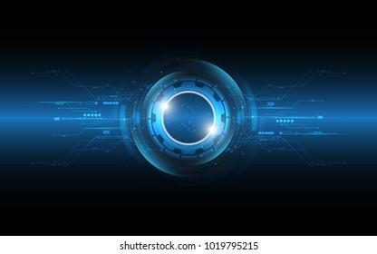 Abstract technology background Hi-tech communication concept innovation background vector illustration