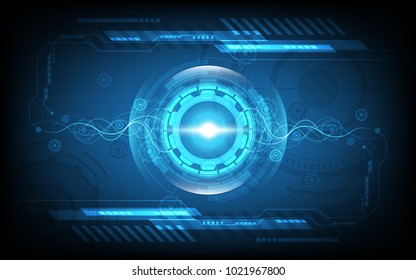 Abstract technology background Hi-tech communication concept innovation background vector illustration