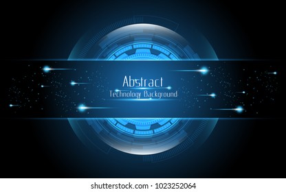 Abstract technology background Hi-tech communication concept innovation background vector illustration