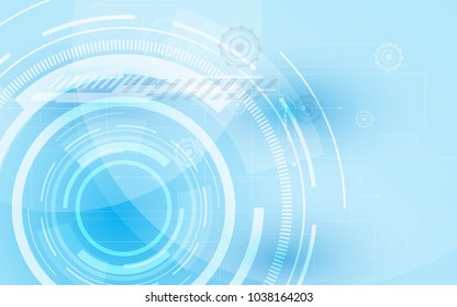 Abstract technology background Hi-tech communication concept innovation background vector illustration