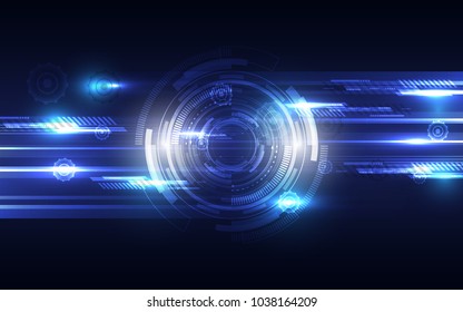 Abstract technology background Hi-tech communication concept innovation background vector illustration