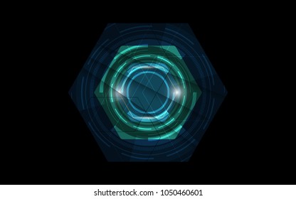 Abstract technology background Hi-tech communication concept innovation background vector illustration