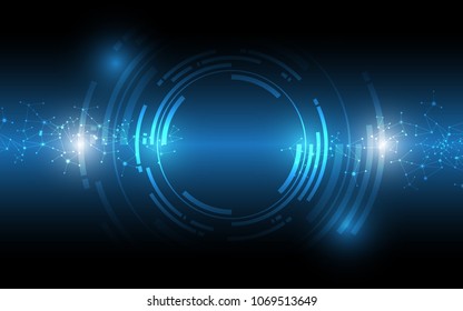 Abstract technology background Hi-tech communication concept innovation background vector illustration
