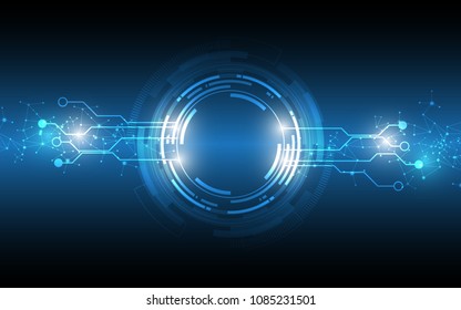 Abstract technology background Hi-tech communication concept innovation background vector illustration
