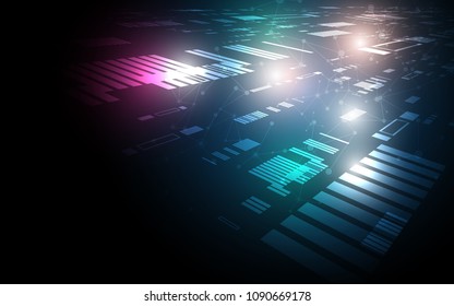 Abstract technology background Hi-tech communication concept innovation background vector illustration