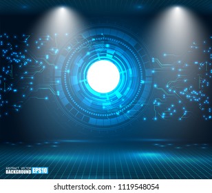 Abstract technology background Hi-tech communication concept futuristic digital innovation background vector illustration