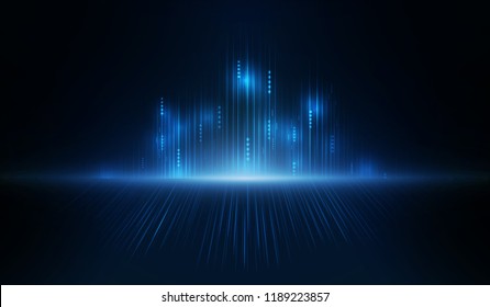 Abstract technology background Hitech communication concept innovation background, vector illustration