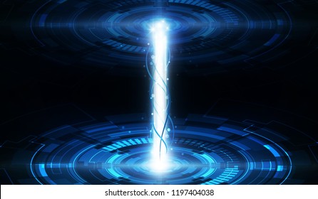 Abstract technology background Hitech communication concept innovation background, vector illustration