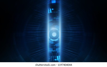 Abstract technology background Hitech communication concept innovation background, vector illustration