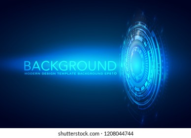Abstract technology background Hi-tech communication concept futuristic digital innovation background vector illustration
