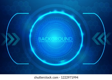 Abstract technology background Hi-tech communication concept futuristic digital innovation background vector illustration
