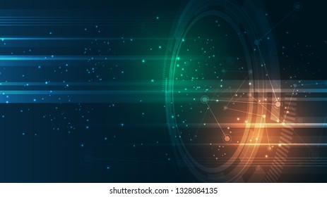 Abstract technology background Hi-tech communication concept innovation background vector illustration
