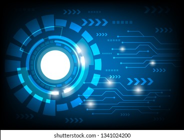 Abstract technology background Hi-tech communication concept innovation background vector illustration.