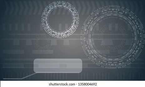 Abstract technology background Hi-tech communication concept innovation background vector illustration