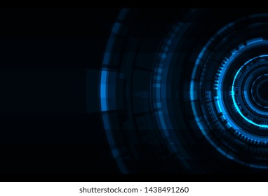 Abstract technology background. Hi-tech communication. Futuristic digital innovation concept