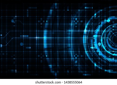 Abstract technology background. Hi-tech communication. Futuristic digital innovation concept