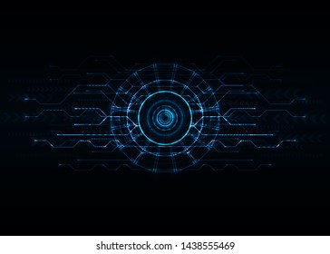 Abstract technology background. Hi-tech communication. Futuristic digital innovation concept