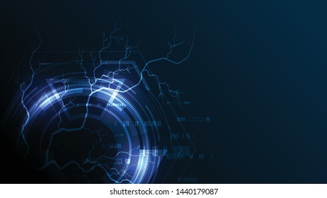 Abstract technology background Hi-tech communication concept innovation background vector illustration
