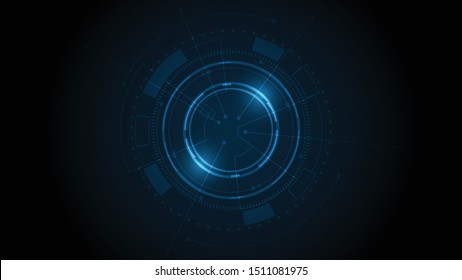 Abstract technology background Hi-tech communication concept innovation background vector illustration
