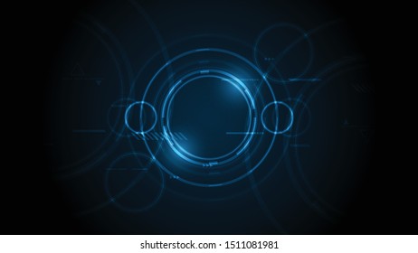 Abstract technology background Hi-tech communication concept innovation background vector illustration
