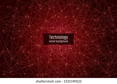 Abstract technology background Hi-tech communication concept innovation background vector illustration