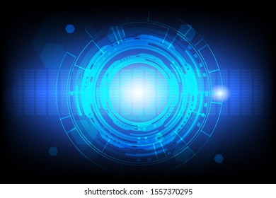 Abstract technology background Hi-tech communication concept innovation background vector illustration