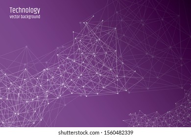
Abstract technology background Hi-tech communication concept futuristic digital innovation background vector illustration