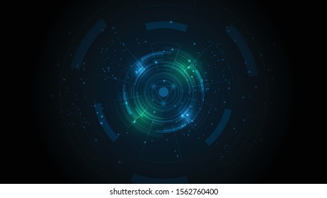 Abstract technology background Hi-tech communication concept innovation background vector illustration
