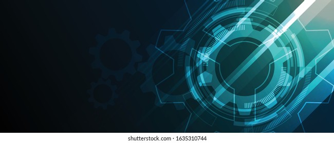 Abstract technology background Hi-tech communication concept innovation background vector illustration
