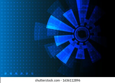Abstract technology background Hi-tech communication concept futuristic digital innovation background vector illustration