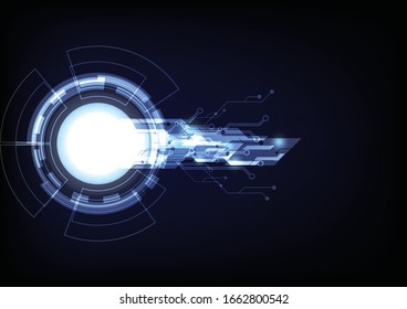 Abstract technology background Hi-tech communication concept futuristic digital innovation background vector illustration