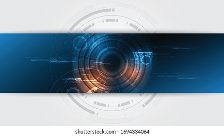 Abstract technology background Hi-tech communication concept innovation background vector illustration
