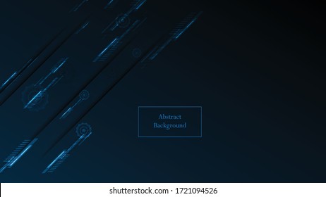 Abstract technology background Hi-tech communication concept innovation background vector illustration
