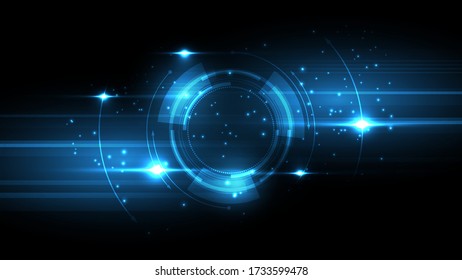 Abstract technology background Hi-tech communication concept innovation background vector illustration
