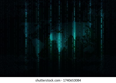 Abstract technology background Hi-tech communication concept futuristic digital innovation background for global web, connection, science. Vector illustration