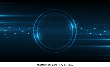 Abstract technology background Hi-tech communication concept innovation background vector illustration
